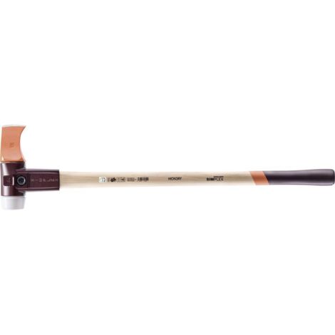 Halder – Marteau fendeur SIMPLEX – Boîtier en fonte d'acier – Manche en hickory 850 mm – Protection de coupe en cuir incluse – 4100 g (1/10)