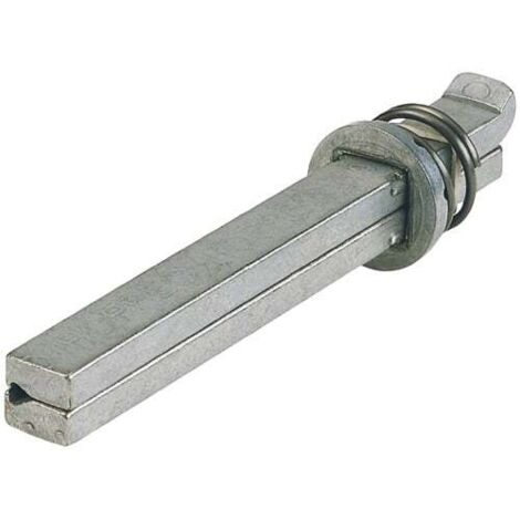 Goupille carrée Goupille profilée FEI Broche carrée 8 x 90 mm fer galvanisé divisé HOPPE