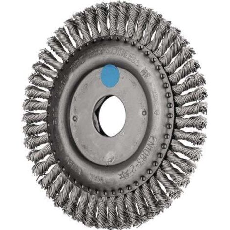 Brosse ronde RBG 12506 D.125mm Épaisseur de fil 0,5mm VA 6mm PFERD (1/4)
