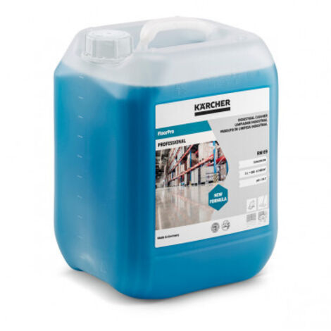 Kärcher – Nettoyant industriel pour sol 10 litres 62960490 – Dissout huile et graisse – Faible mousse – Compatible nettoyage mécanique et manuel