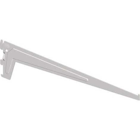 Support L.500mm pour support 60kg STA blanc alu avec 3 crochets d'accrochage