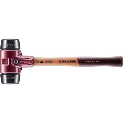 Marteau à piquer SIMPLEX L.405mm tête Ø.60mm milieu H.O Gomme noire