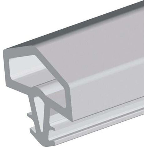 Butée de porte 0680 L.5m pour encastrement PVC blanc (1/4)