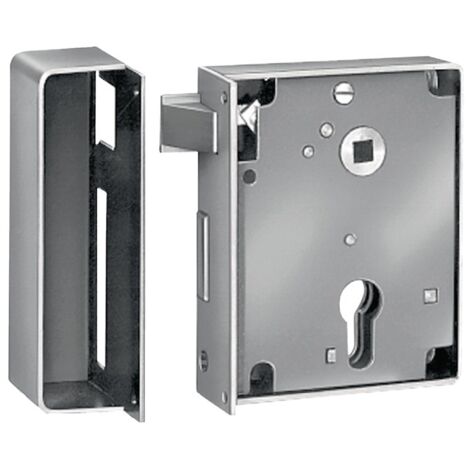 Cadenas de verrouillage avec capuchon 2 DIN re.PZW acier inoxydable, version intérieure, pêne dormant 60 mm (1/5)