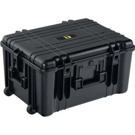 Valise à roulettes DinoPlus L495xB665xH340mm ABS 2 poignées noire 73l (1/4)