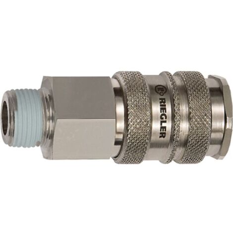 Raccord rapide DN 10 AG STA/MS fileté NBR Poids 1/2 pouce 20,95 mm (1/2)