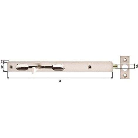 Crochet de fixation pour tube L.250mm l.20mm H.15mm STA argent avec verrouillage (1/4)
