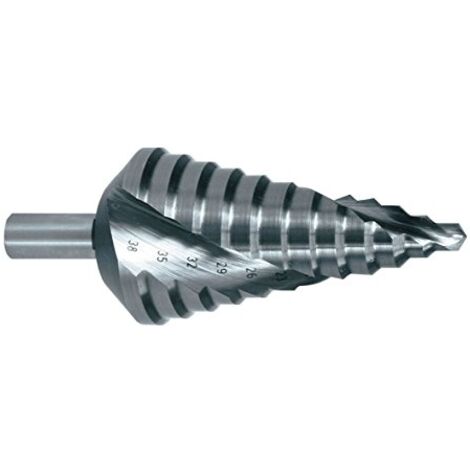 Foret d'étages pour perceuse, diamètre 4-20 mm, HSS-Co5, spirale à écrou Z.2, 9 étapes (1/8)