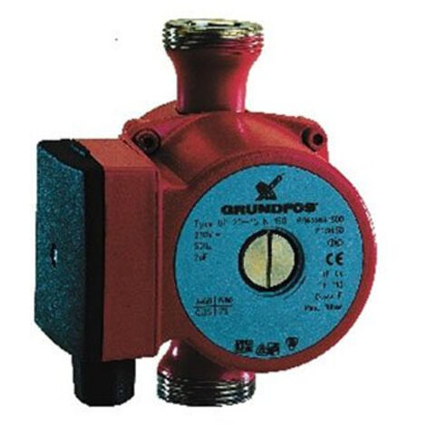 Grundfos – Circulateur UP 20-30 N – Raccord G1'1/4 – Entraxe 150 mm – Tension 230V – Débit jusqu'à 4 m³/h – Pour eau chaude sanitaire