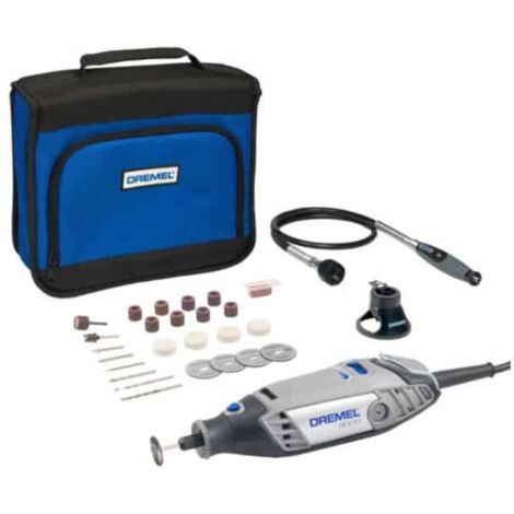 Dremel – Outil multifonction 130W pour bois, métal, cuir – Vitesse variable 10 000-33 000 tr/min – Système EZ Twist – F0133000HA (1/9)