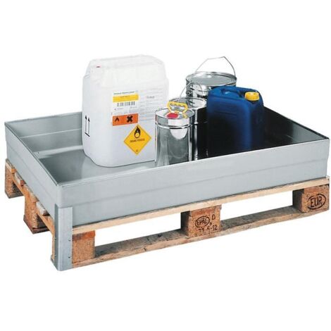 Bac de récupération 150l en GFK sans angle de fixation L1200xB800xH165mm (1/4)