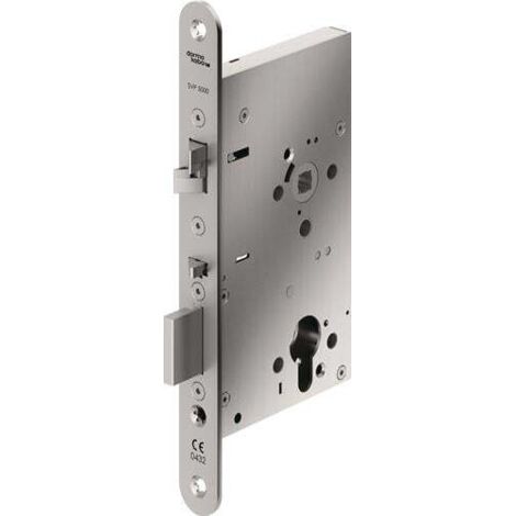Serrure antipanique SVP 5xxx Fkt.E rd 20/55/72/9mm DIN gauche VA DORMAKABA