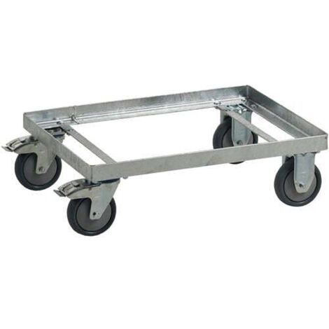 Châssis en acier, caisse de transport galvanisée, 210 l (1/4)