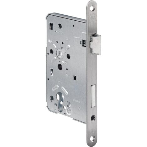 Serrure à encastrer pour objet 0515 PZW 24/65/72/8 mm DIN R VA, cylindre rond, classe 3, en zinc moulé (1/5)