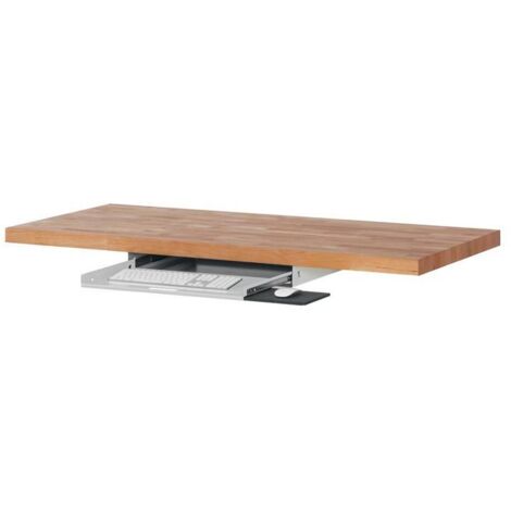 Support de clavier B640xH485xT85mm pour bureaux 9000425700-9000425717 (1/3)
