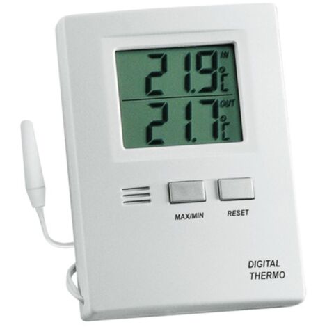 Thermomètre de mesure -50 à 70°C / -10 à 60°C H85xL60xP15mm Ku. (1/3)
