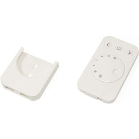 Télécommande sans fil LED avec support mural – Gradation continue – 1 canal – Compatible série Frankfurt – Blanc – L&S