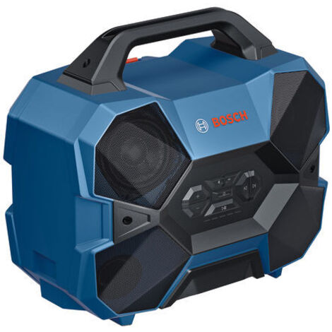 Haut-parleur de chantier sans fil GPB 18V-6 C Bosch avec Bluetooth ohane Batterie et chargeur