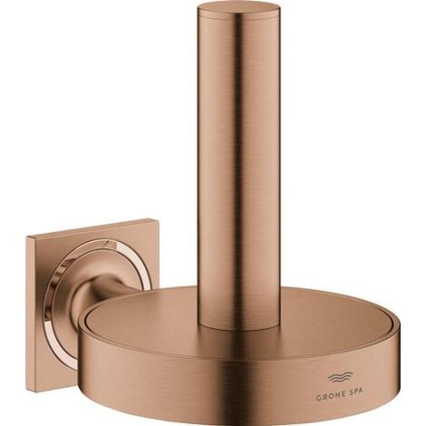 Support de papier de réserve pour WC Allure 409561 coucher de soleil chaud brossé