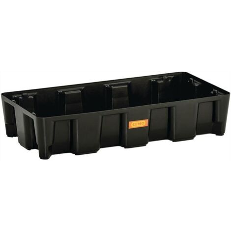 Bac de récupération 35l L800xP400xH165mm PE ou PE-Rouille