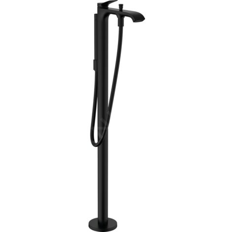Hansgrohe Vivenis - Mitigeur de baignoire au sol, avec accessoires, noir mat 75445670 (1/4)