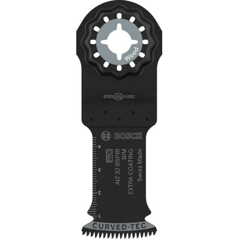 Lame pour outil multifonctions STARLOCK PRO BIM Extra bois dur AIZ 32 BSPIB 32x50mm - BOSCH - 2608669070
