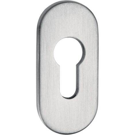 Rosace de clé 0813/6003 Alu.F12 Plaque 6mm PZ ov.