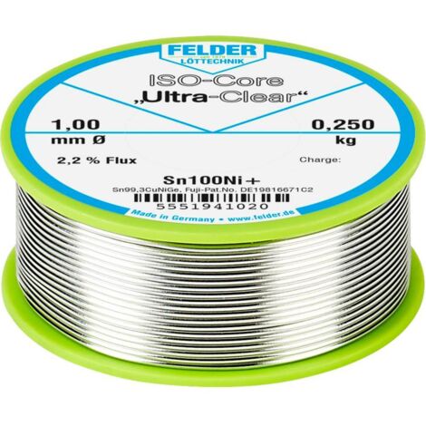 Fil de soudure ISO-Core® UltraClear 1mm 250g Sn100Ni+