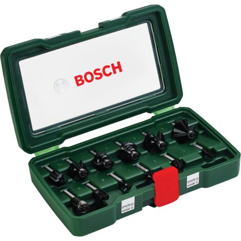 Bosch Set de 12 fraises au carbure (queue 8 mm) (1/2)