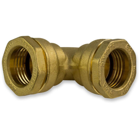 Raccord coudé CA pour tuyau en plastique PE de 20 mm (1/3)