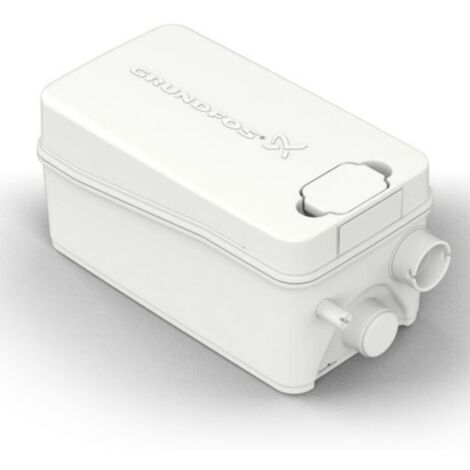 Grundfos – Station de relevage compacte SOLOLIFT2 D-2 – Évacuation eaux grises – Débit 7 m³/h – Supporte particules solides jusqu'à 10 mm
