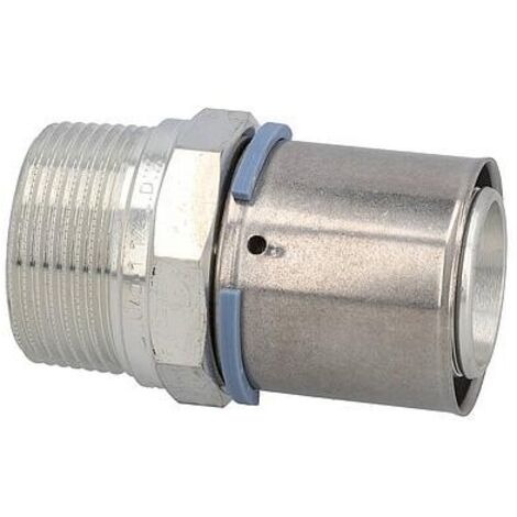 Adaptateur Uponor S-Press Press mamelon 1046902 40 mm x R 2000 2000 /2 MT, laiton étamé