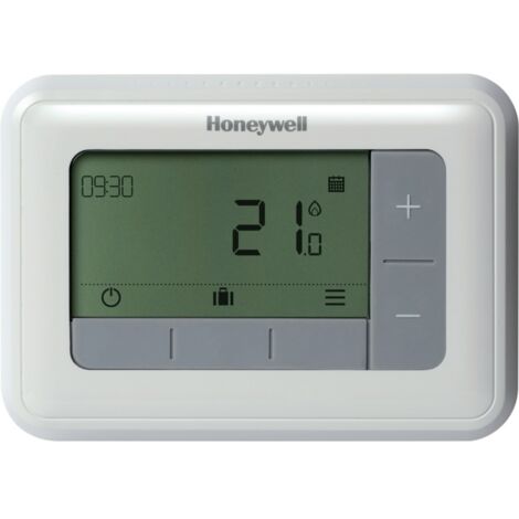 Thermostat filaire programmable hebdomadaire – Alimentation 2 piles AA – Plage 5 à 35 °C – Montage mural simplifié – Fonction anti-gel – Resideo