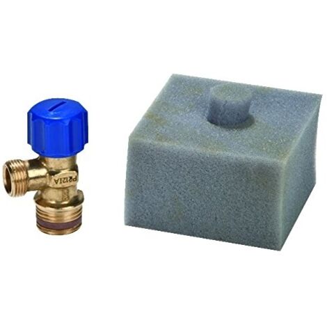 Vanne d'arrêt complète 1/2 po – Robinet équerre d'arrêt avec filetage entrée – Pour installations sanitaires GEBERIT