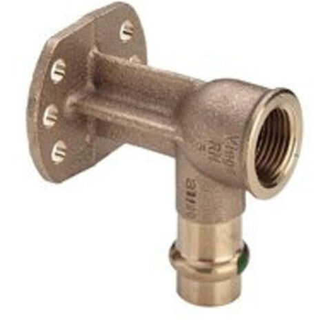 Viega Disque mural Sanpress 335229 22 mm x Rp 2000 /2, bronze à canon ou bronze au silicium, SC-Contur (1/5)
