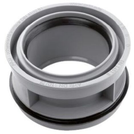 Réducteur interne concentrique pour eaux usées DN110x75 pour tuyaux HT et KG n° 11075IR