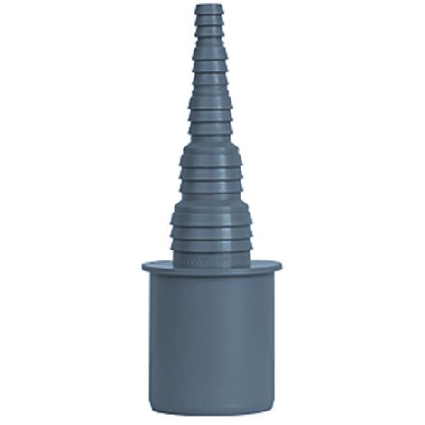 Raccord de flexible HT DN40 – Polypropylène résistant à l'eau chaude – Fixation pour machines à laver et lave-vaisselle – Installation facile – Airfit