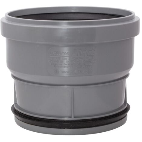 Manchon enfichable concentrique DN160/160 – Polypropylène ignifuge pour tuyaux HT et KG – Résistant à l'eau chaude – Airfit