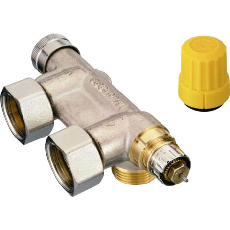 Garniture de raccordement pour vanne Danfoss VHS-UR, forme équerre DN15 (1/2")xDN20 (3/4") Eurokonus (1/3)