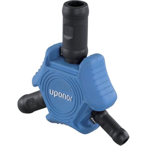 Uponor – Ébavureur combi 16-20-25 mm – Pour tuyaux en PVC et PE – Coupe nette sans éclat – Usage professionnel (1/3)