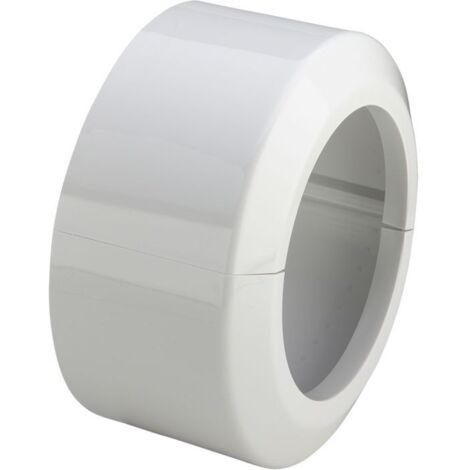 Rosace 110 en deux parties, plastique / blanc alpin
