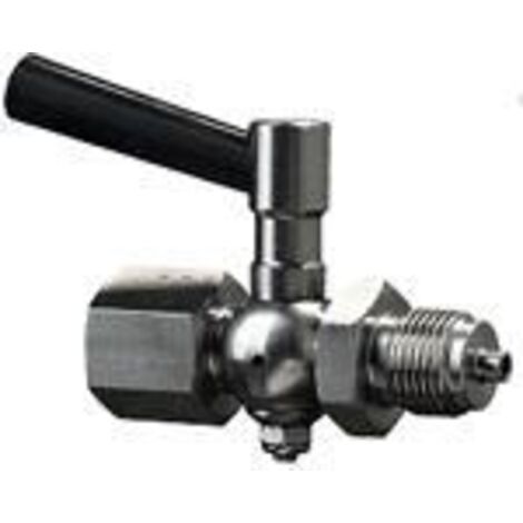 Robinet à bouton-poussoir Jako 16 bar manchon 1/2" laiton PN16 4510023001 (1/2)