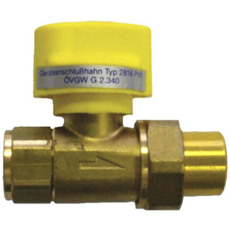 Bwt Robinet à bille pour gaz Fig.2816 forme fermée 1/2' 882060 (1/2)