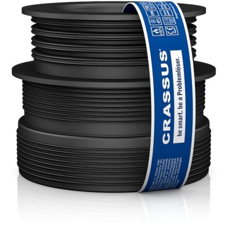Le Sanitaire – Adaptateur combiné Crassus 96-83mm – Réduction 75-50mm – Pression 5 bar – TPE résistant aux UV – Installation horizontale/verticale - CRA10016