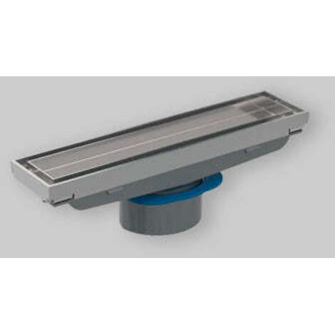 Geberit – Caniveau de douche CleanLine carrelable – Longueur 1m – Largeur 10cm – Débit max 30L/min – Pour chantiers humides