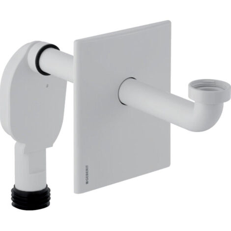 Geberit siphon encastrable avec couvre plaque blanc (1/3)