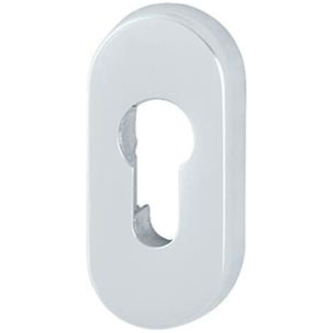Rosette de clé de protection contre le feu FS-E55S VA F69, plaque de 8 mm, BL, sans ouverture (1/3)