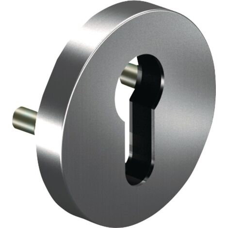 Rosette de clé 6612 PZ AL Alu.F1 Bouclier 9 mm PZ rond (1/3)