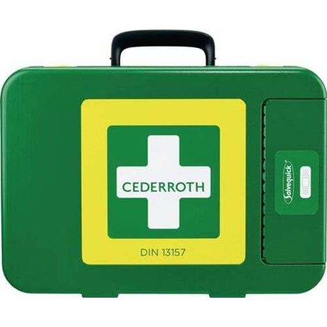 Trousse de premiers secours, env. 300 x 420 x 118 mm, verte
