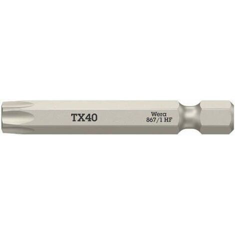 Embout TORX® HF 1/4 de pouce TX 40 L.50mm o.Farbleitsystem (1/5)
